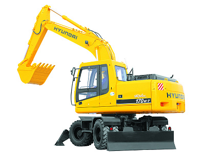 Колесный экскаватор Hyundai R-170W-7